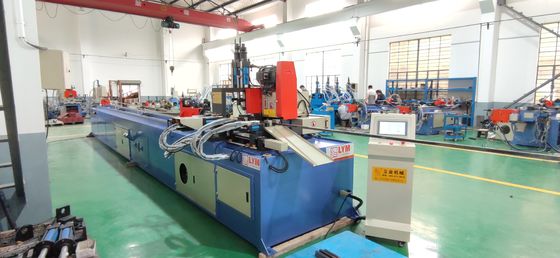Mesin Pencetakan Lubang Pipa CNC Busbar Arc Notching Cutting Tail Pulling
