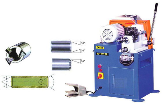 DJ52 Bar End Chamfering Machine Mesin Pneumatic Pipe Deburring
