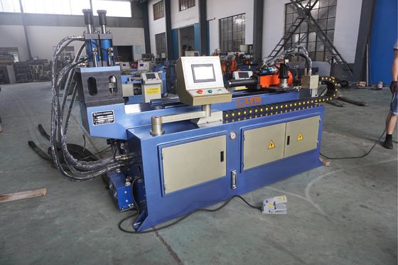 CK40CNC Pipe Hole Punching Machine Keakuratan Tinggi CNC Otomatis Bar Punching