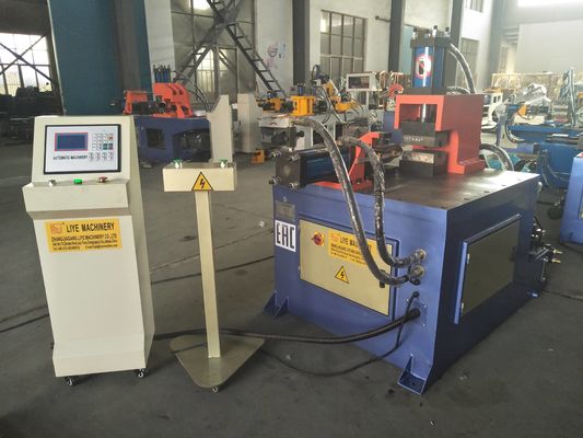 Ch50 Manual Hydraulic Steel Pipe Notching Machine untuk Pipe Welding
