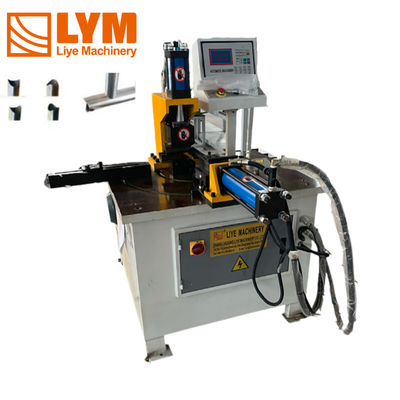 CH40 Mesin Hydraulic Notching Mesin Punching untuk pipa logam