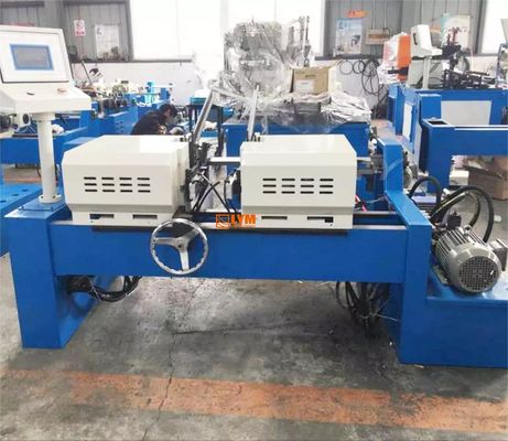 Otomatis Pipe End Chamfering Mesin Double Ends Metal Pipe Rod Chamfering Mesin