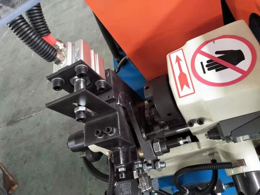DJ52 Tunggal kepala tabung ujung Chamfering Mills Bulat tabung/Bulat batang Chamfering Mesin