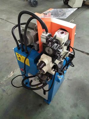 DJ52 Tunggal kepala tabung ujung Chamfering Mills Bulat tabung/Bulat batang Chamfering Mesin