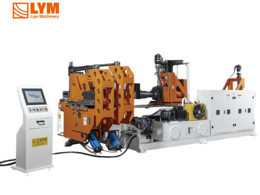 DW130CNC10A3S-T mesin lentur pipa pipa otomatis CNC 5,5 inci 10 sumbu dengan lentur dorong