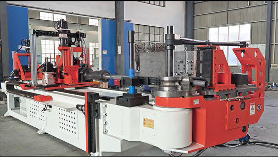 DW130CNC10A3S-T mesin lentur pipa pipa otomatis CNC 5,5 inci 10 sumbu dengan lentur dorong